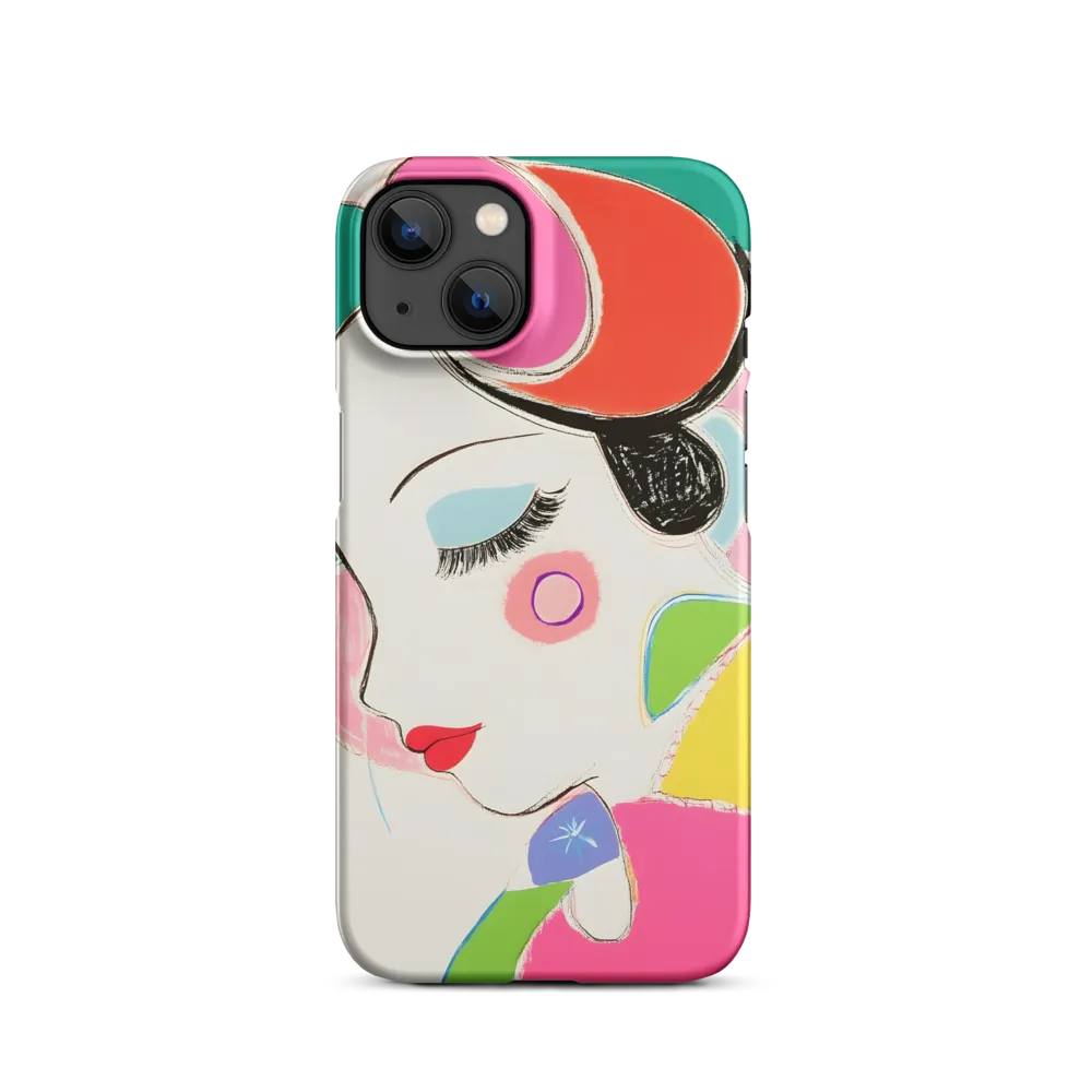 Whimsical Portrait in Colorful Abstraction