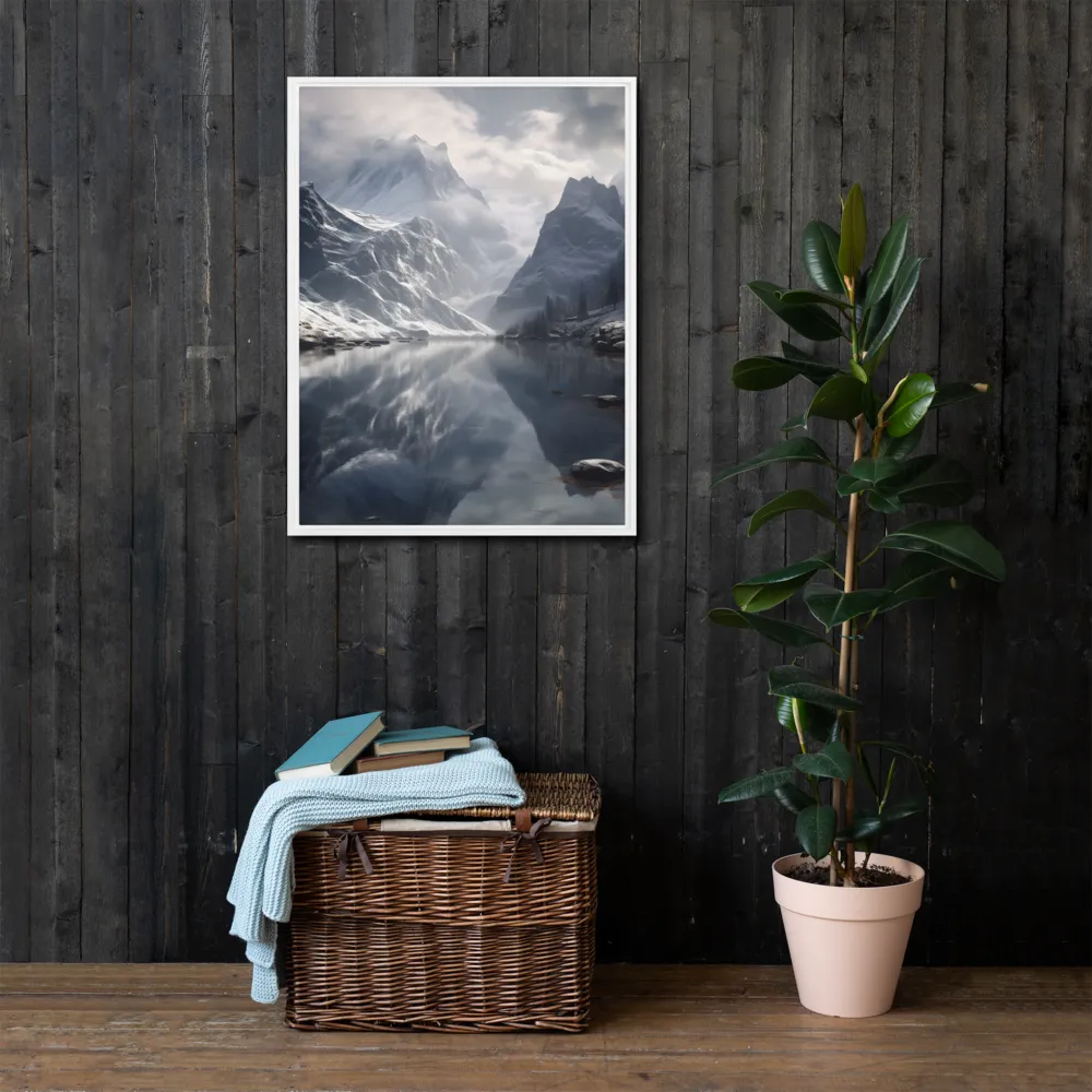 Echoes of Tranquility | Canvas with White Frame | 24″×32″