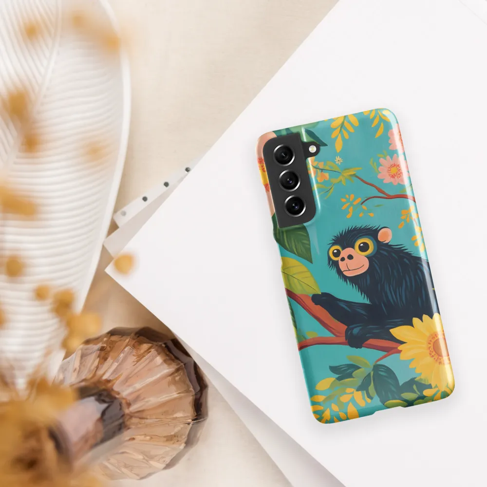 Joyful Encounter in a Floral Paradise
