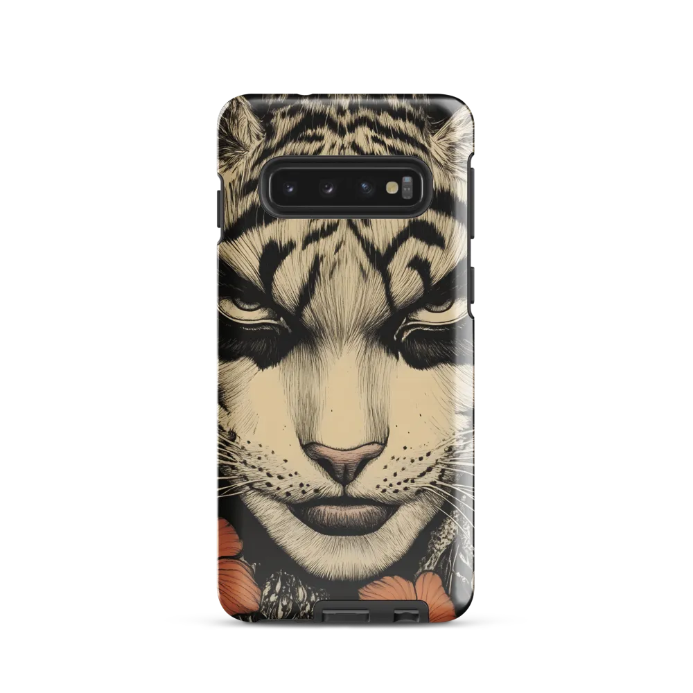 Feline Majesty: The Human-Leopard Connection | Phone Case |  S10 | Tough Case | Glossy