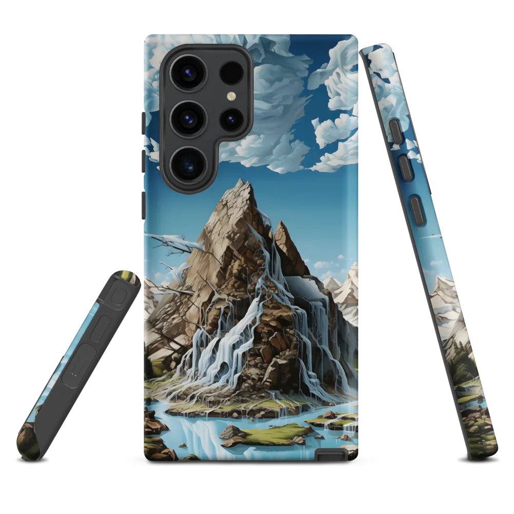 Majestic Cascade: A Mountain Masterpiece