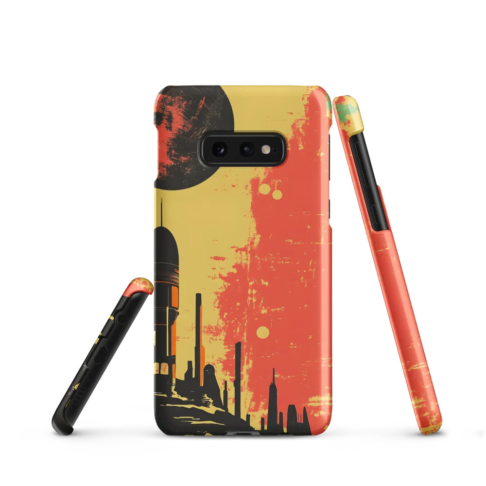 Journey to the Stars: A Retro-Futuristic Landscape | Phone Case |  S10e | Snap Case | Matte