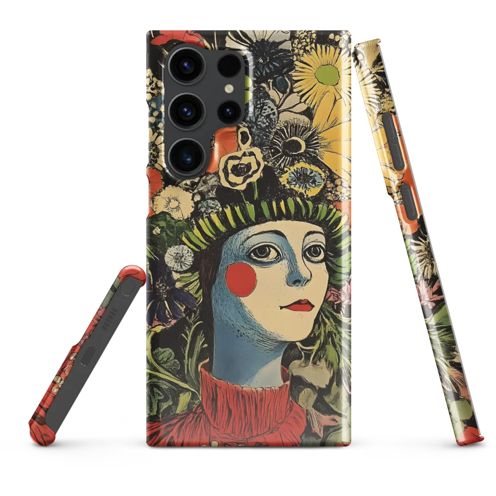 Floral Whimsy: A Portrait of Nature's Embrace