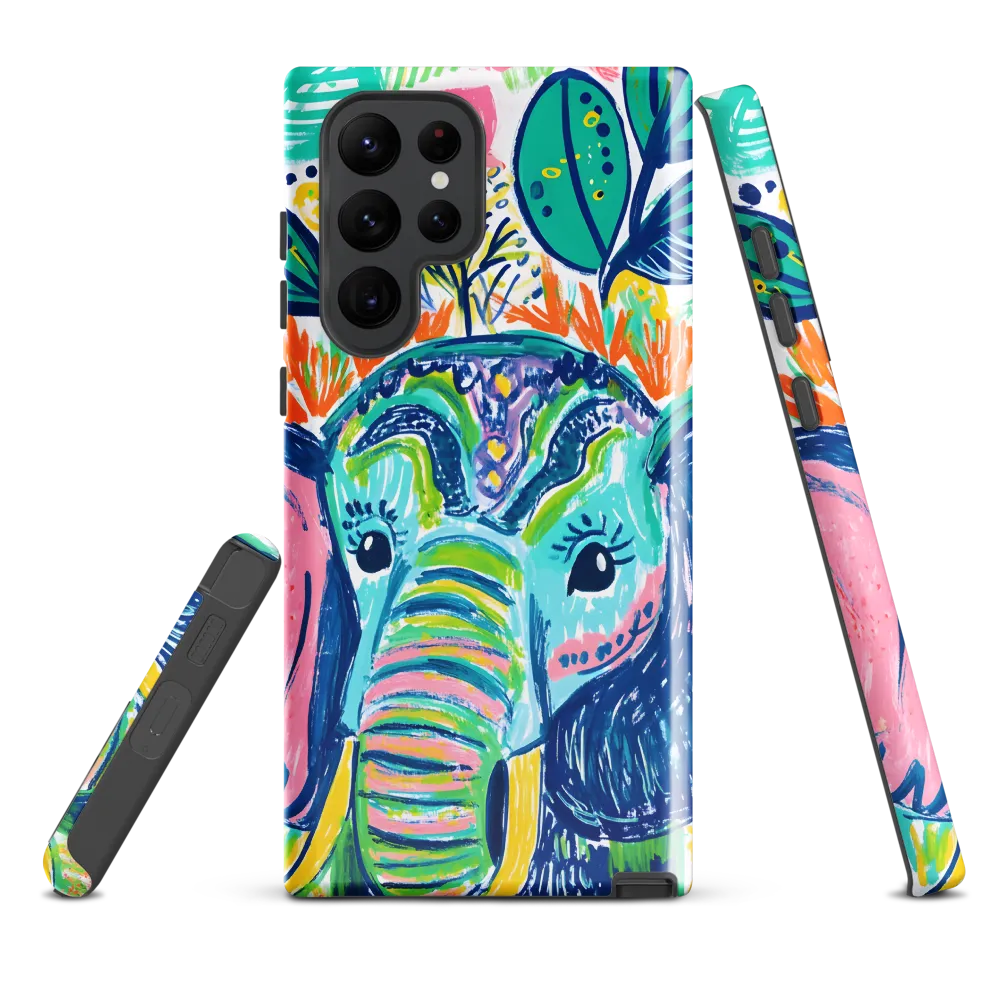 Whimsical Elephant Portrait