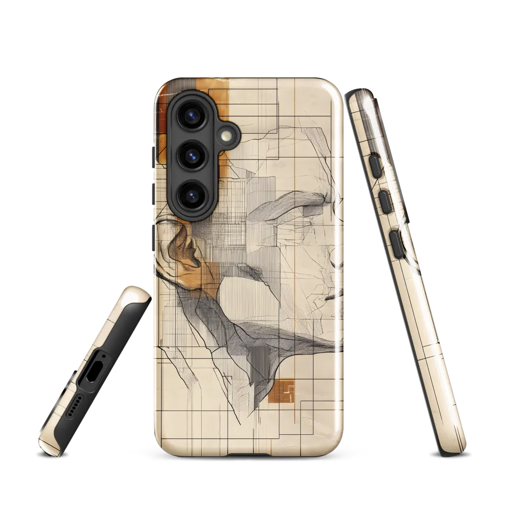 Geometric Reverie | Phone Case |  S24 | Tough Case | Glossy