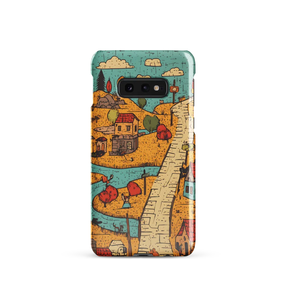 Whimsical Village Landscape