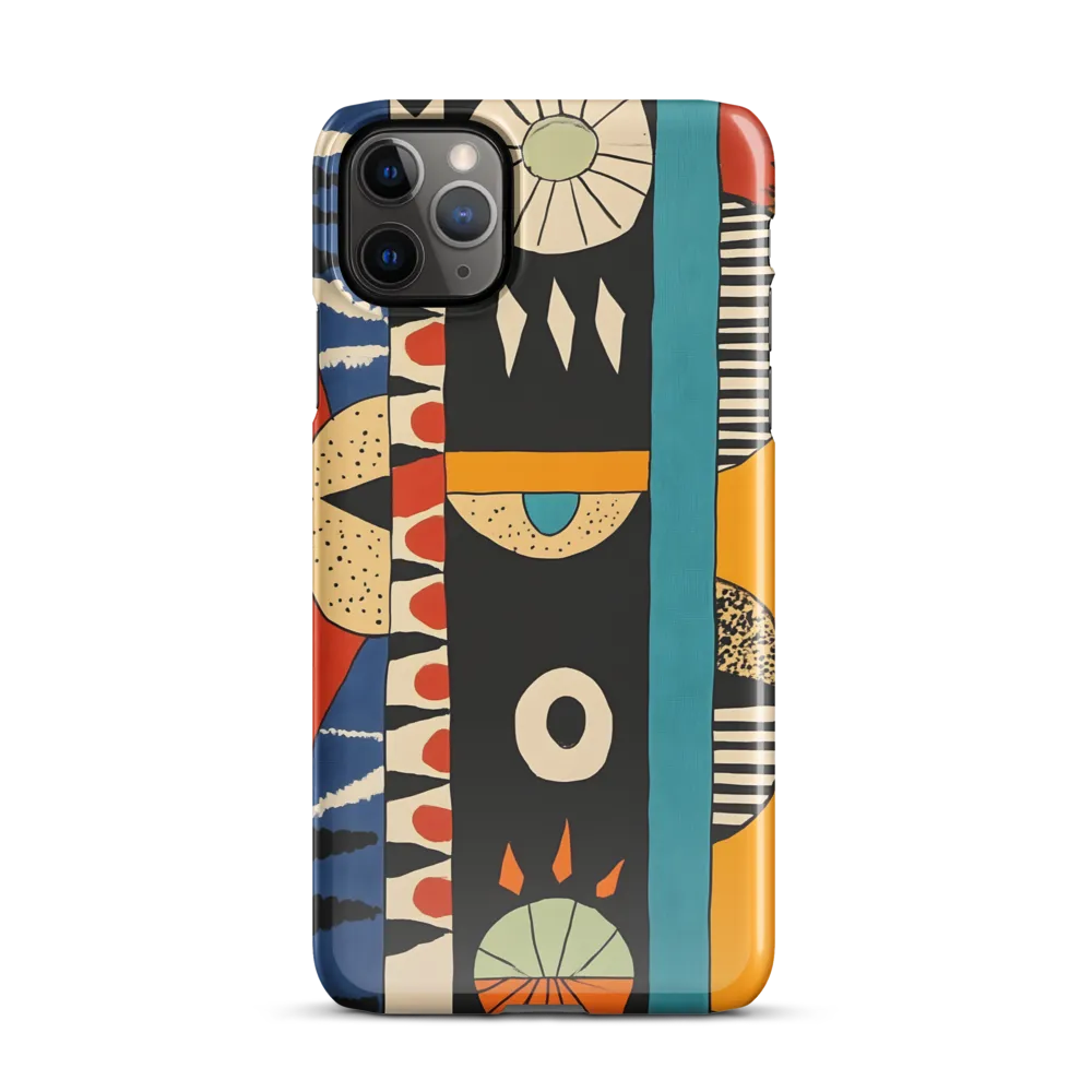 Playful Geometry: A Modern Abstract Exploration | Phone Case |  11 Pro Max | Snap Case | Glossy