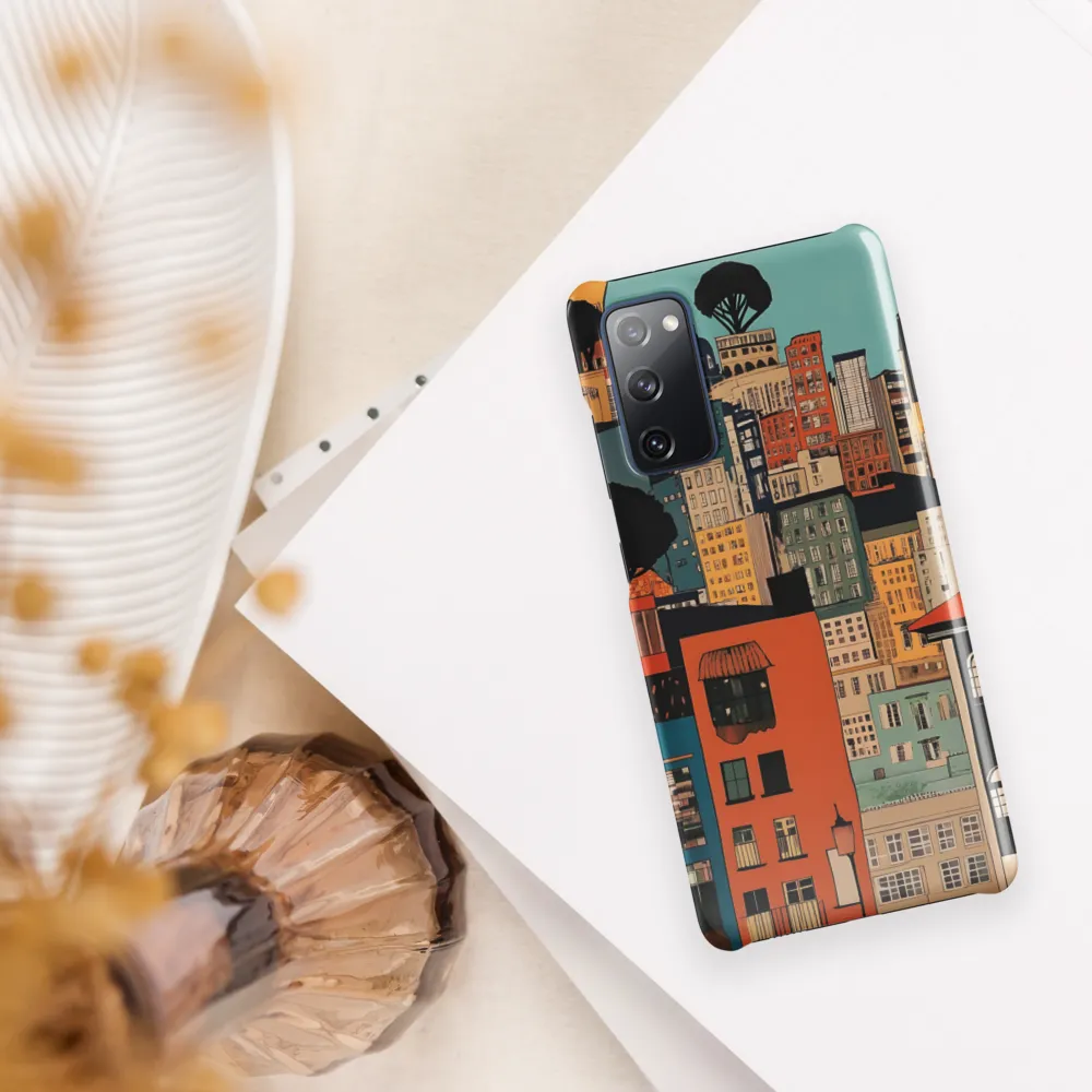 Urban Fusion: A Colorful Cityscape