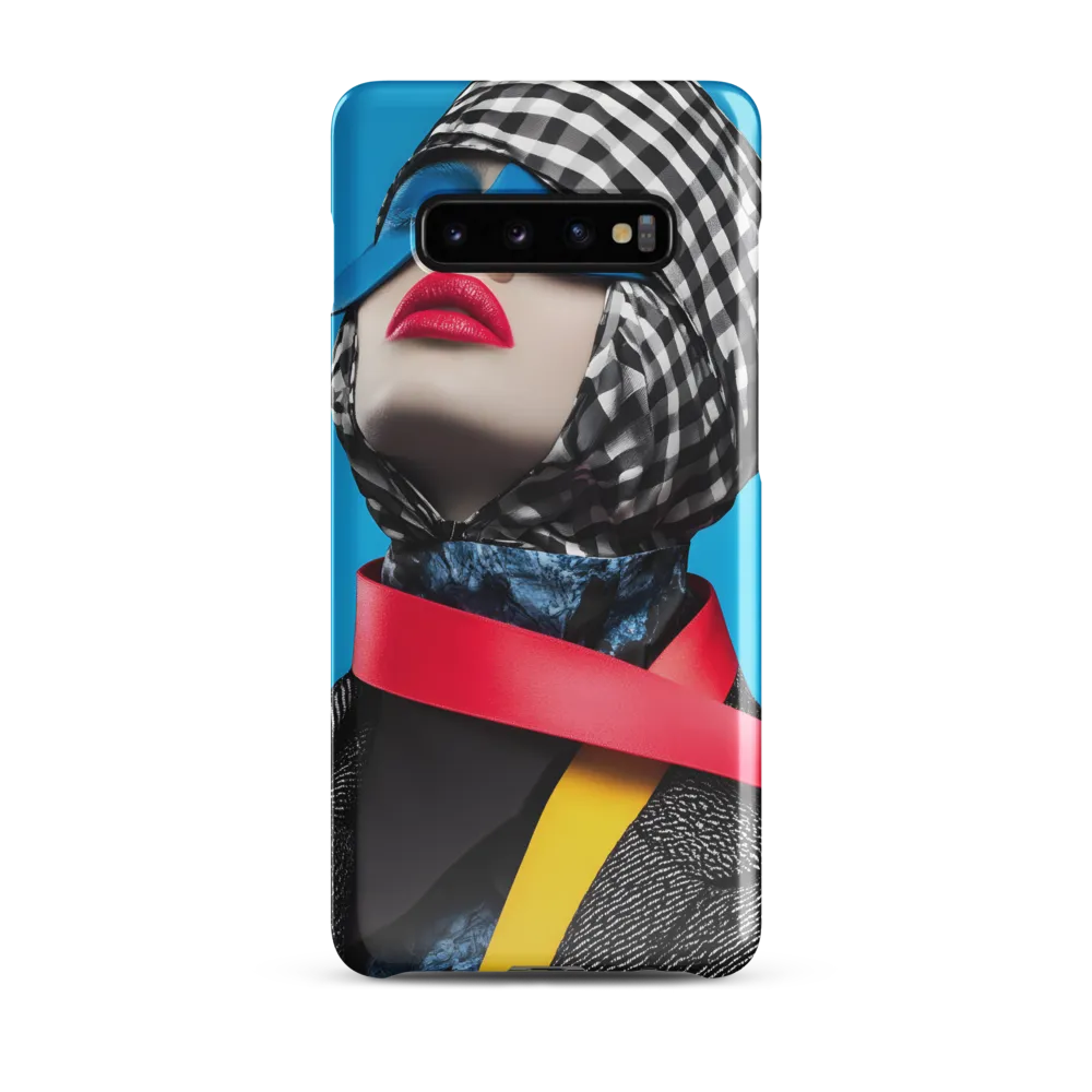 Striking Elegance in Modern Fashion | Phone Case |  S10 Plus | Snap Case | Glossy