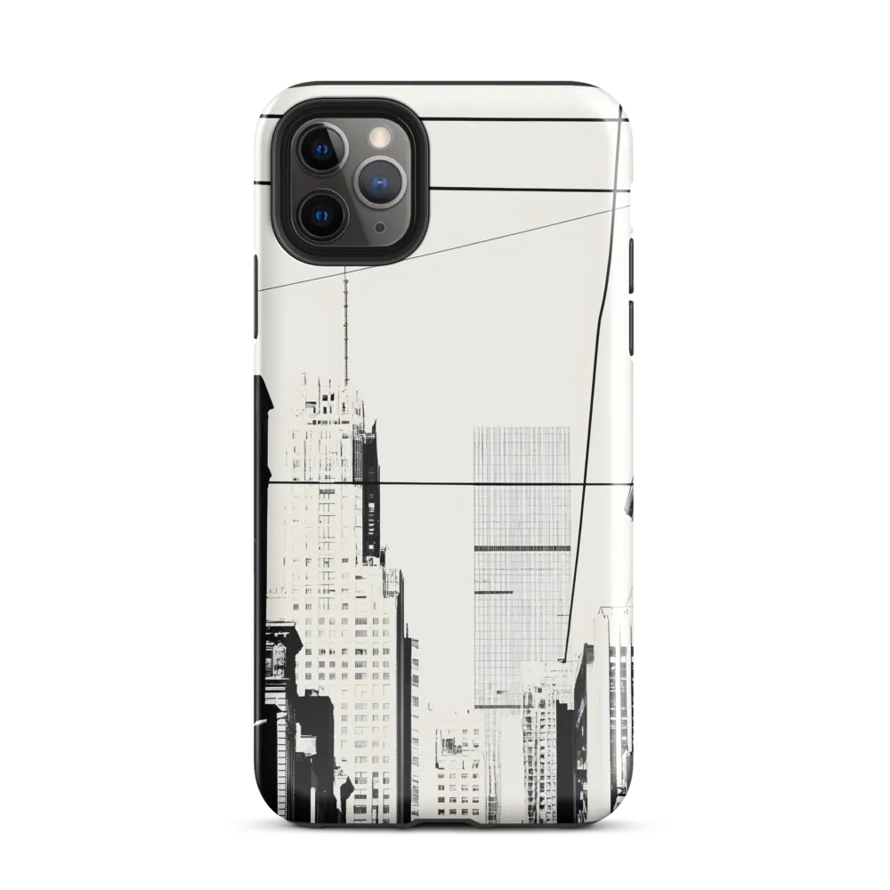 Urban Minimalism: A Study in Lines | Phone Case |  11 Pro Max | Tough Case | Glossy