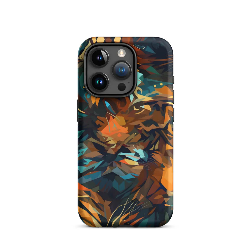 Wild Symphony: Abstract Tigers | Phone Case |  15 Pro | Tough Case | Matte