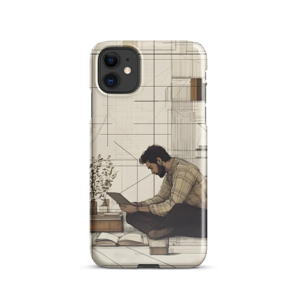 Quiet Reflections in Line | Phone Case |  11 | Snap Case | Glossy