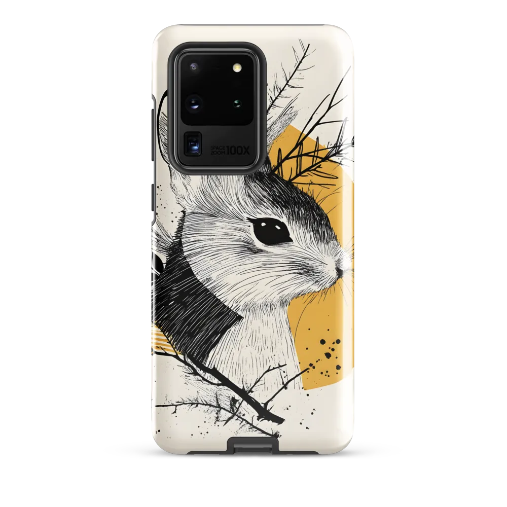 Ethereal Rabbit: A Study in Line Art