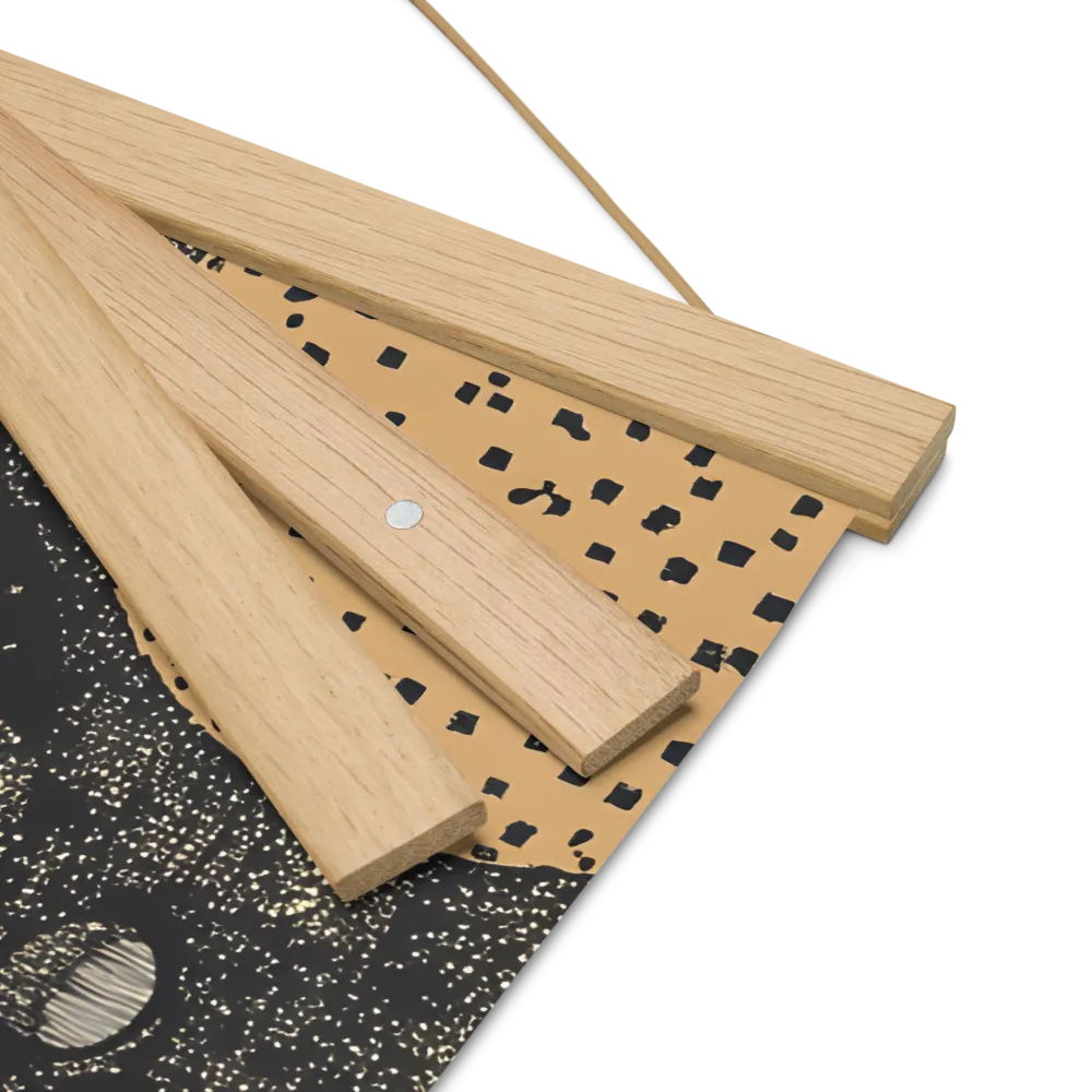 Voyage to the Unknown | Poster With Oak Wood Hanger | 16″×16″