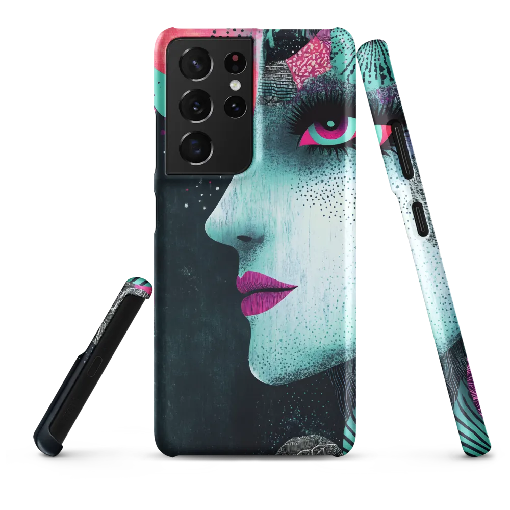Mystical Beauty in Blue and Pink | Phone Case |  S21 Ultra | Snap Case | Matte