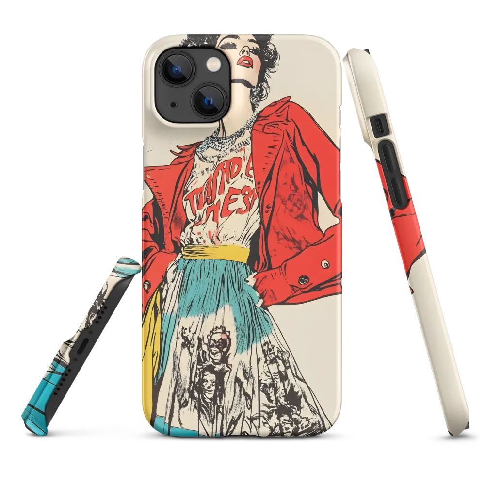Vibrant Elegance: A Pop Art Fashion Statement