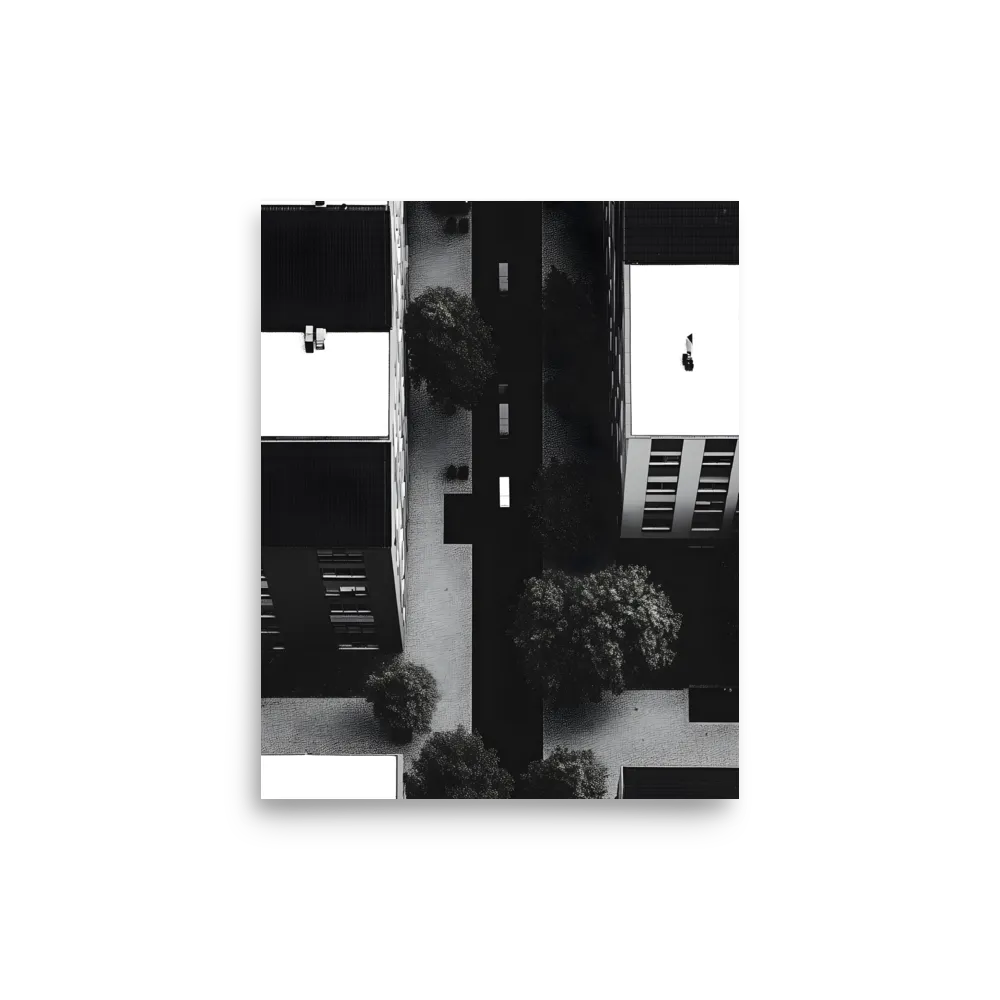 Urban Serenity from Above | Poster | 8″×10″