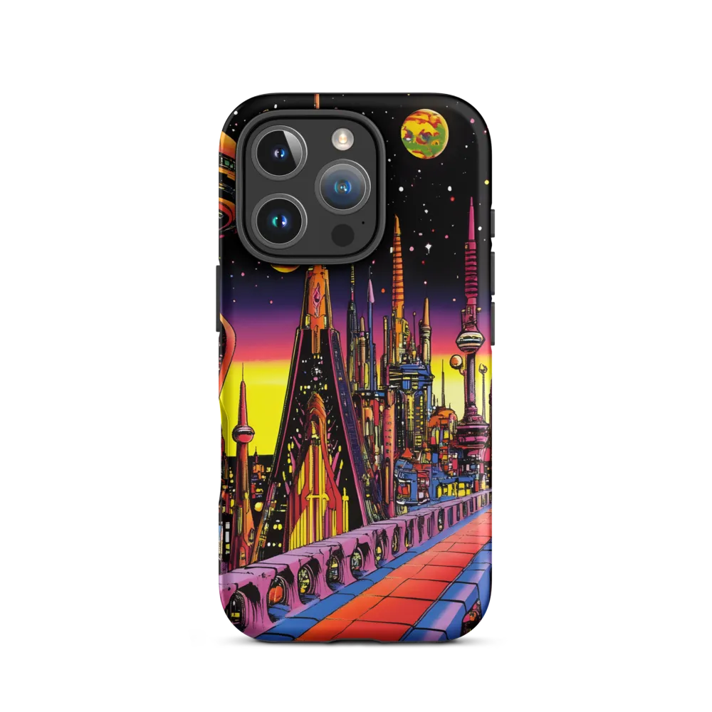 Futuristic Cosmos: A Journey Through Neon Cities