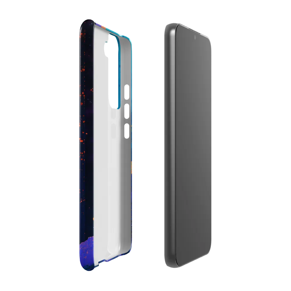 Celestial Harmony: A Surreal Exploration of Space | Phone Case |  S22 Plus | Snap Case | Glossy