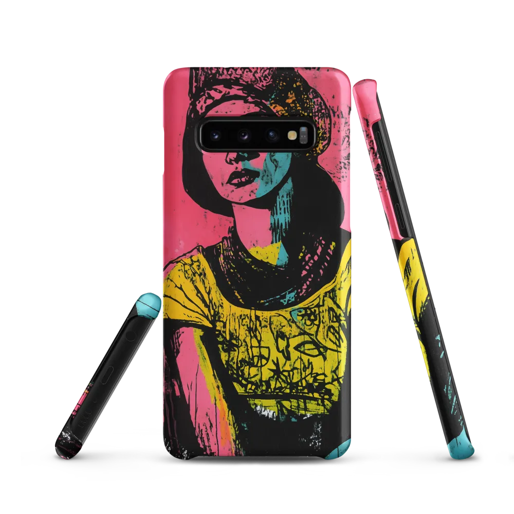 Urban Elegance: A Graffiti Portrait