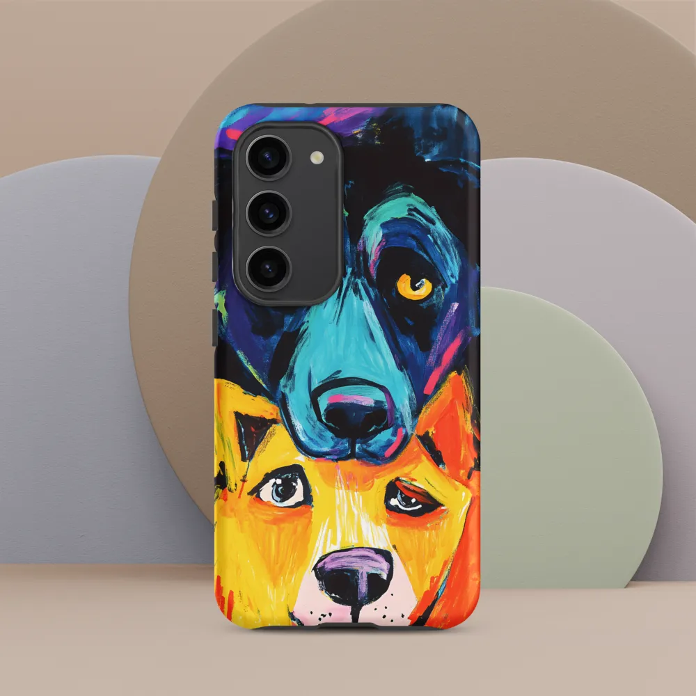Vibrant Companions: An Expression of Canine Spirit
