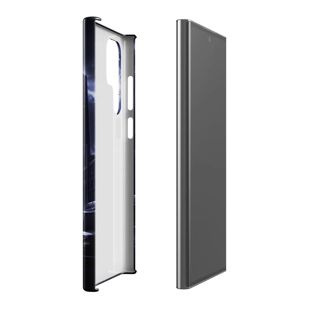 Stormy Cityscape: Shadows of the Night | Phone Case |  S22 Ultra | Snap Case | Glossy