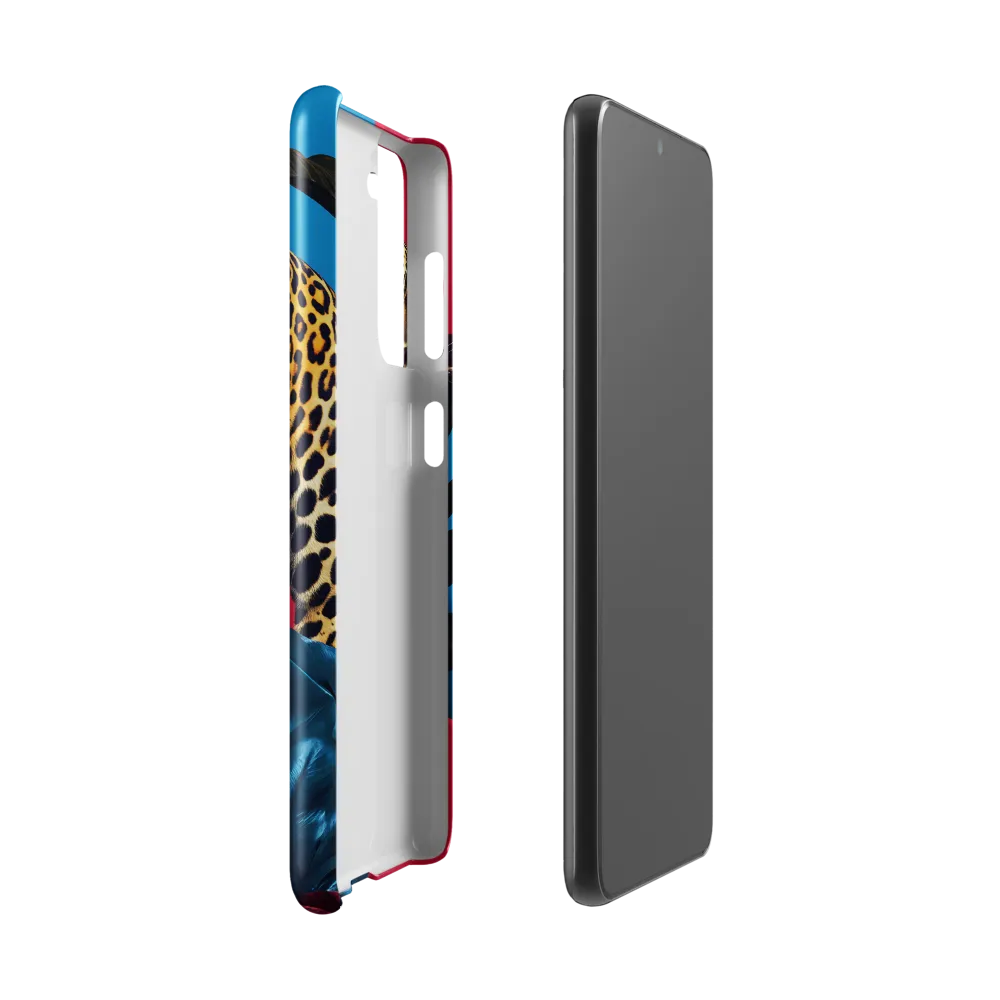 Playful Leopard in Vibrant Paradise
