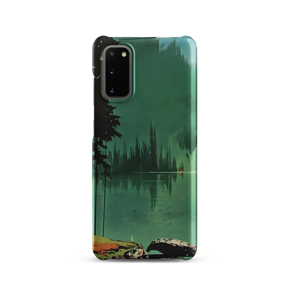 Serenity Reflected: A Tranquil Lake Scene