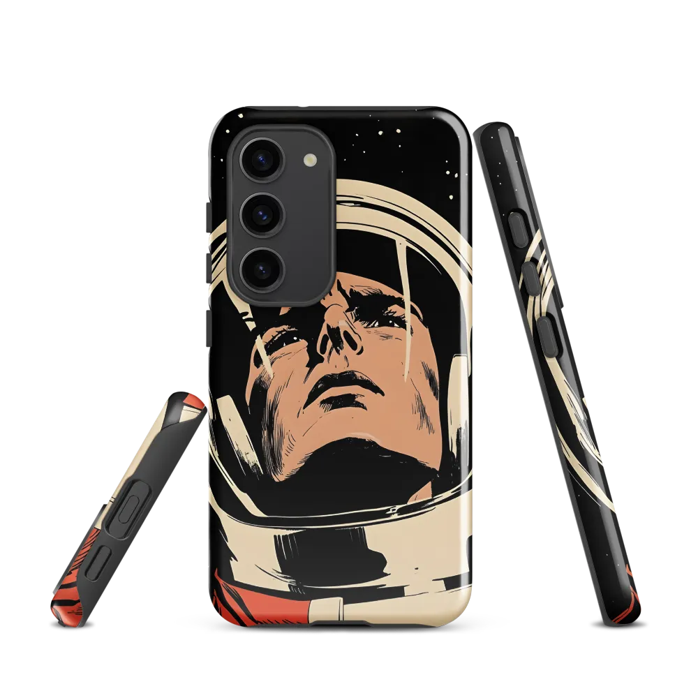 Gaze of the Astronaut | Phone Case |  S23 | Tough Case | Glossy