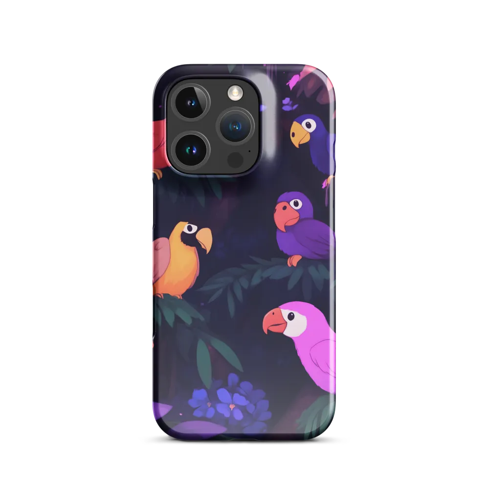 Tropical Parrot Playground | Phone Case |  16 Pro | Snap Case | Glossy
