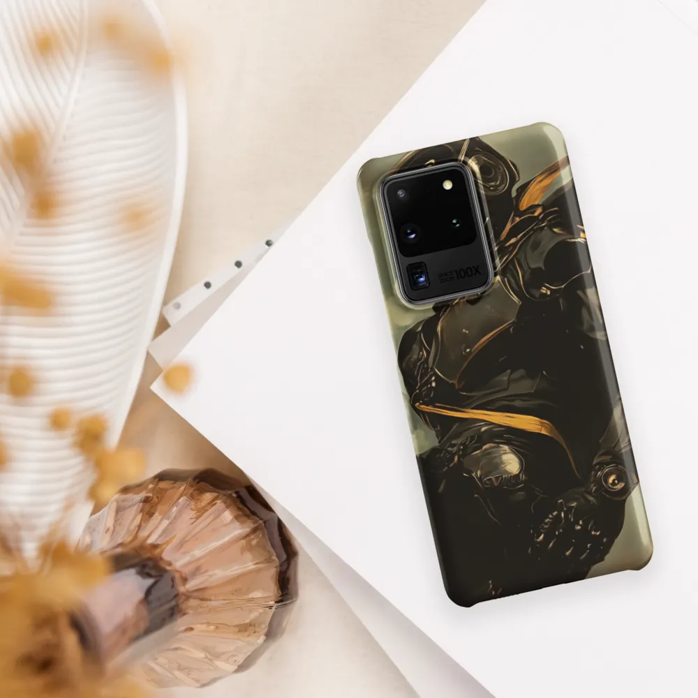Ethereal Explorer: The Enigmatic Astronaut | Phone Case |  S20 Ultra | Snap Case | Matte