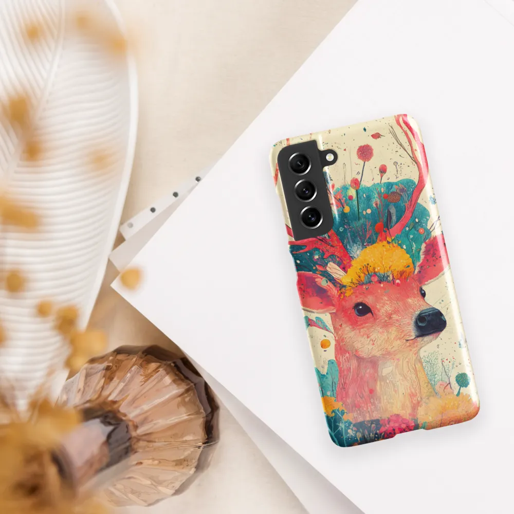 Whimsical Harmony: A Deer in Bloom