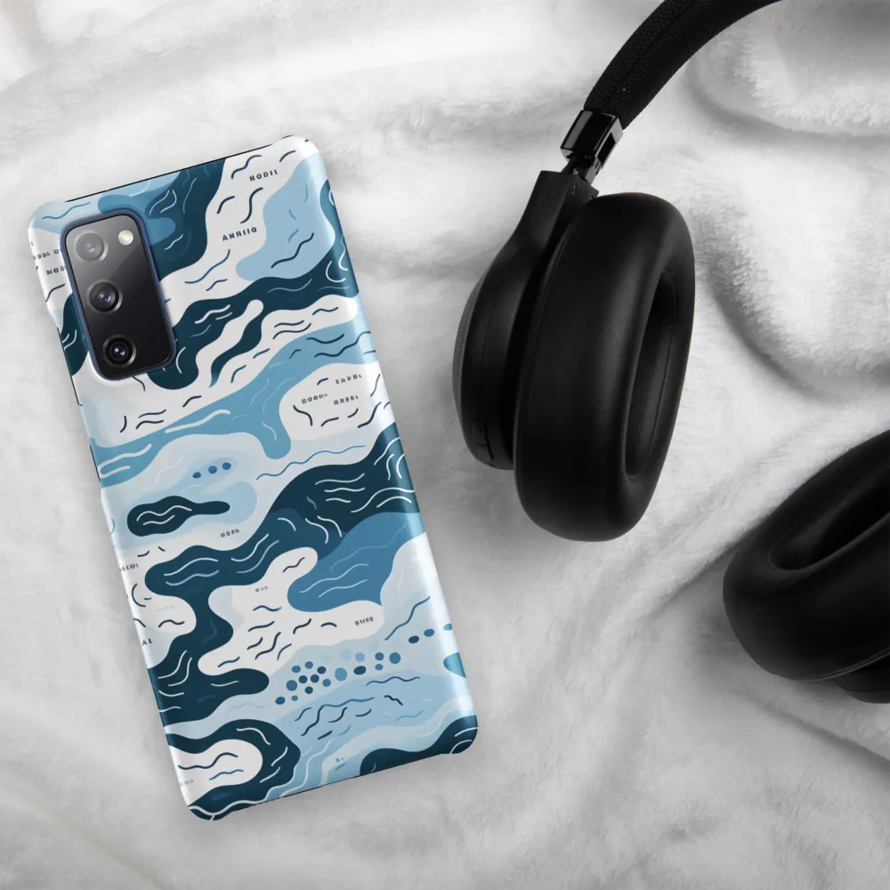 Flowing Waters: An Abstract Journey | Phone Case |  S20 FE | Snap Case | Matte