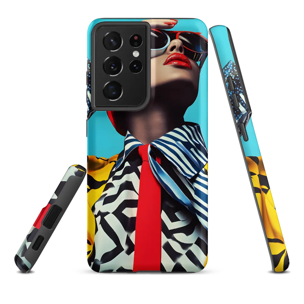 Chic Confidence in Bold Patterns