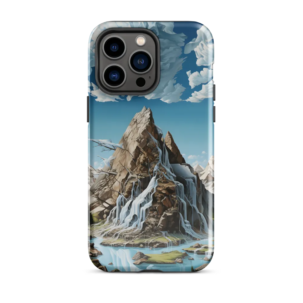 Majestic Cascade: A Mountain Masterpiece