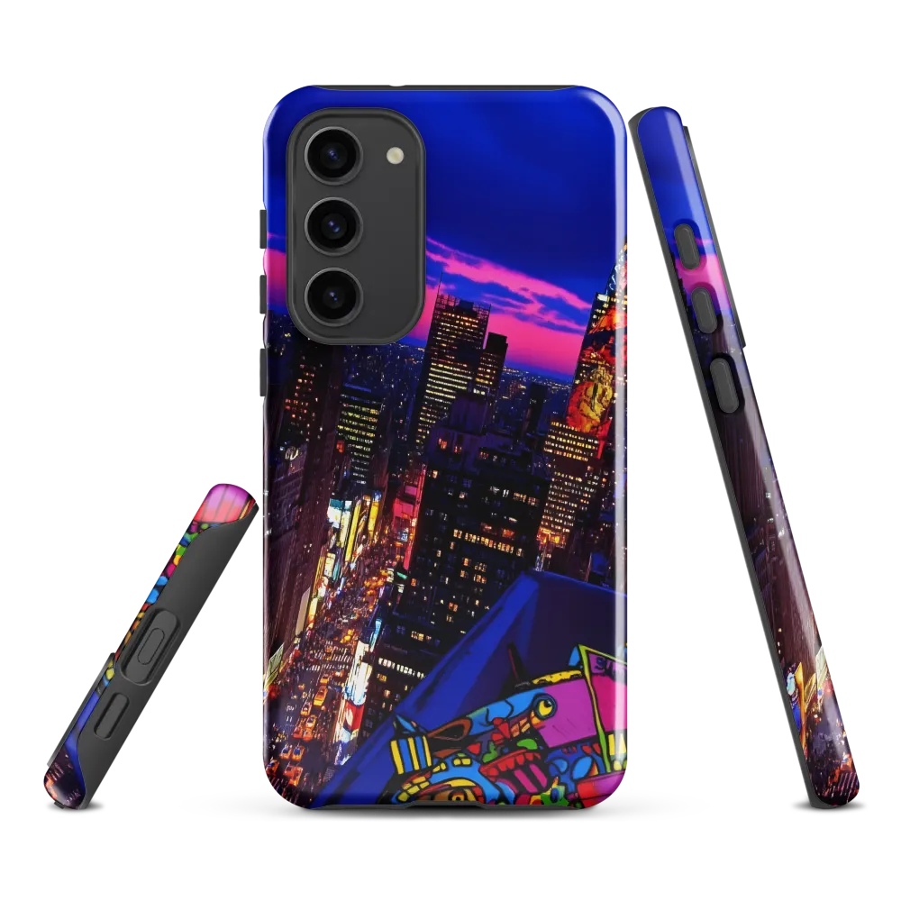 Neon Twilight: A City in Vibrance