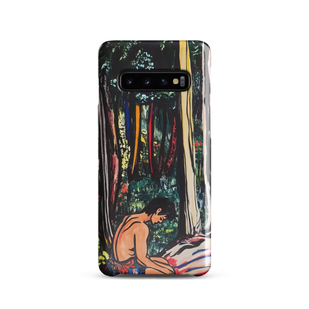 Contemplation in Nature | Phone Case |  S10 | Snap Case | Glossy