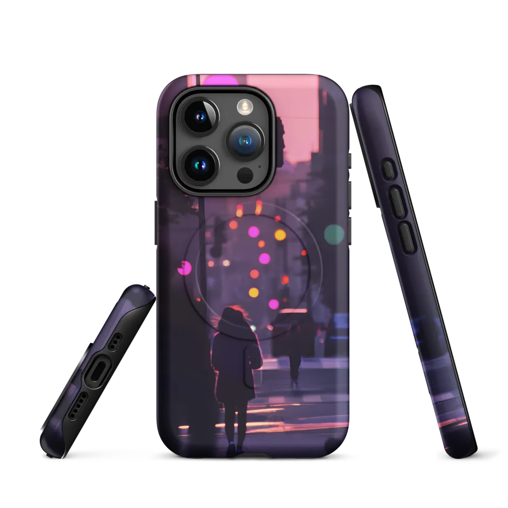 City Silhouettes at Dusk | Phone Case |  15 Pro | MagSafe® Tough Case | Matte