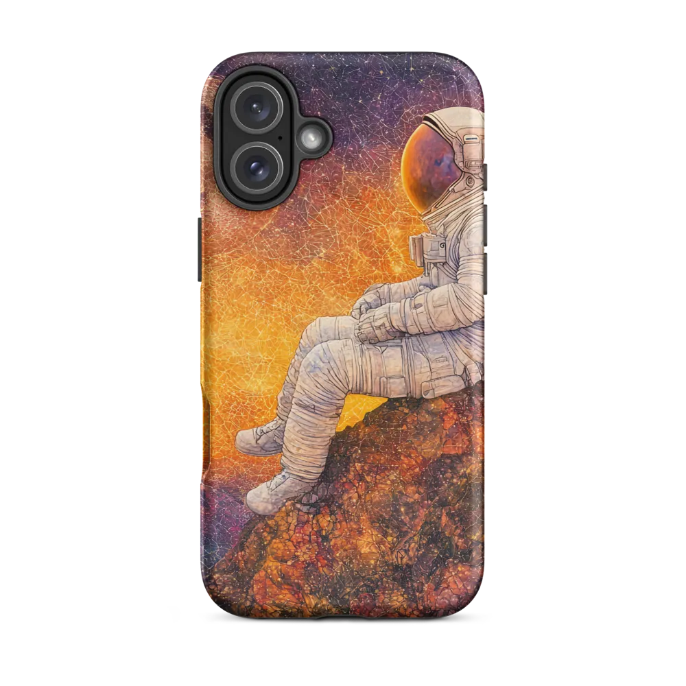 Cosmic Contemplation | Phone Case |  16 Plus | Tough Case | Matte