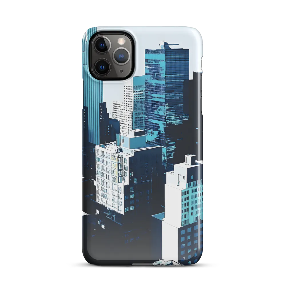 Urban Serenity: A Minimalist Cityscape | Phone Case |  11 Pro Max | Snap Case | Glossy