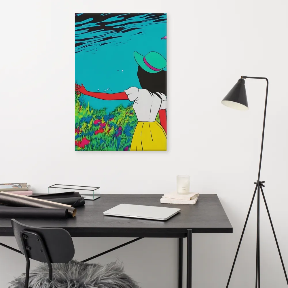 Whimsical Encounter | Canvas | 24″×36″