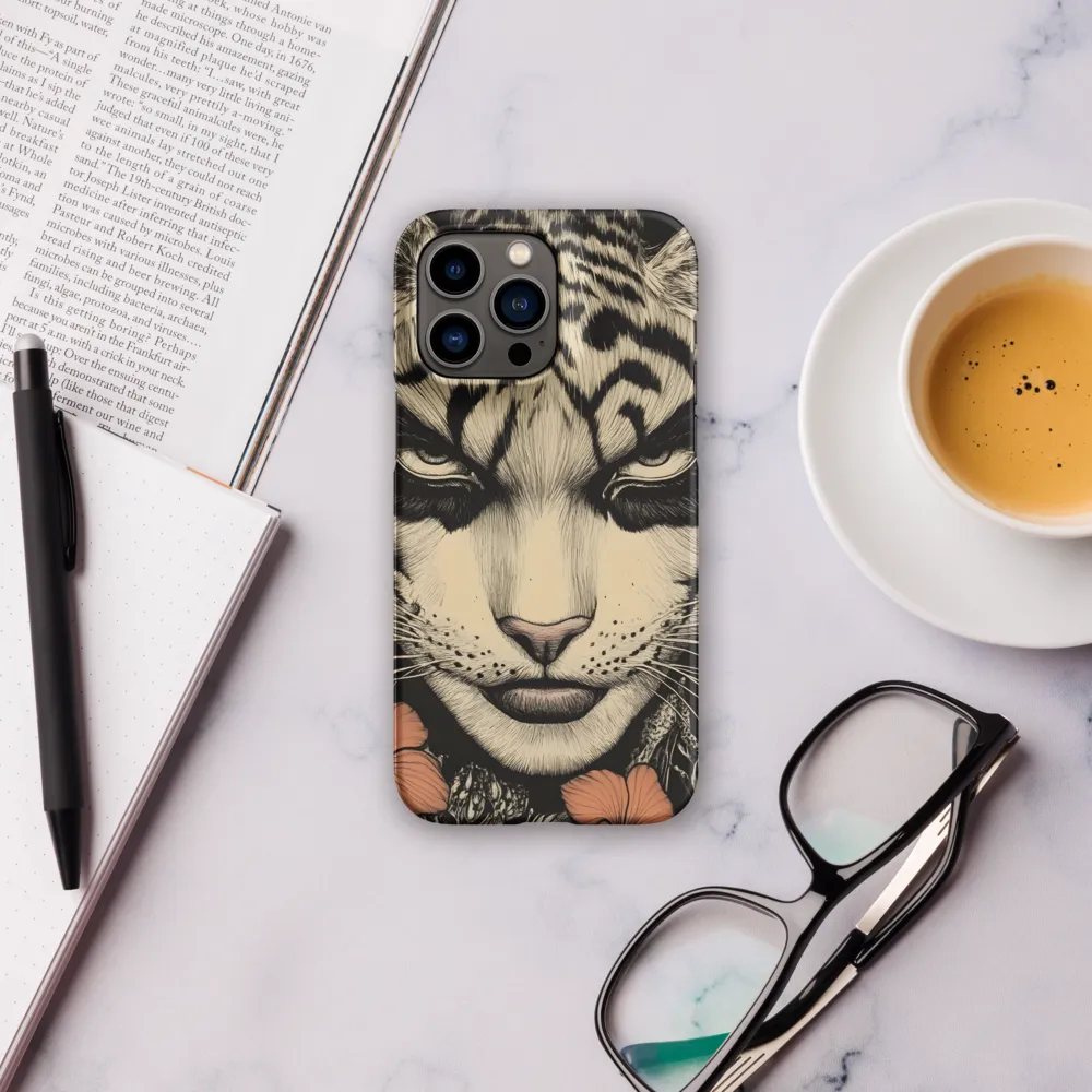 Feline Majesty: The Human-Leopard Connection | Phone Case |  14 Pro Max | Snap Case | Matte