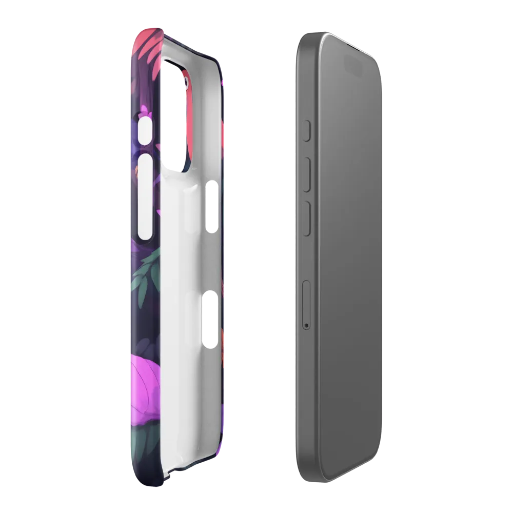 Tropical Parrot Playground | Phone Case |  16 Pro | Snap Case | Glossy