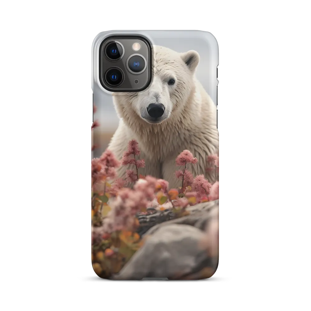 Curiosity Among Blooms: The Polar Bear