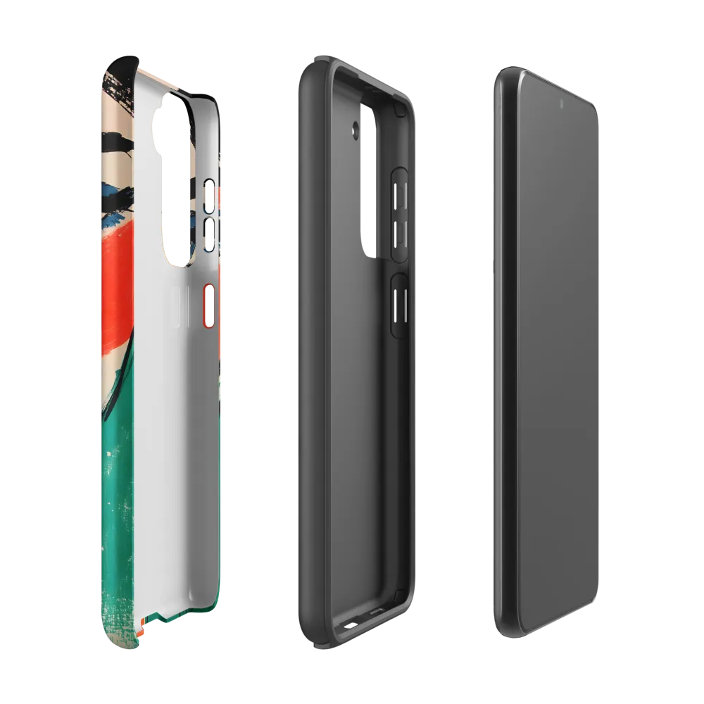 Vivid Portrait of a Modern Muse | Phone Case |  S21 | Tough Case | Matte
