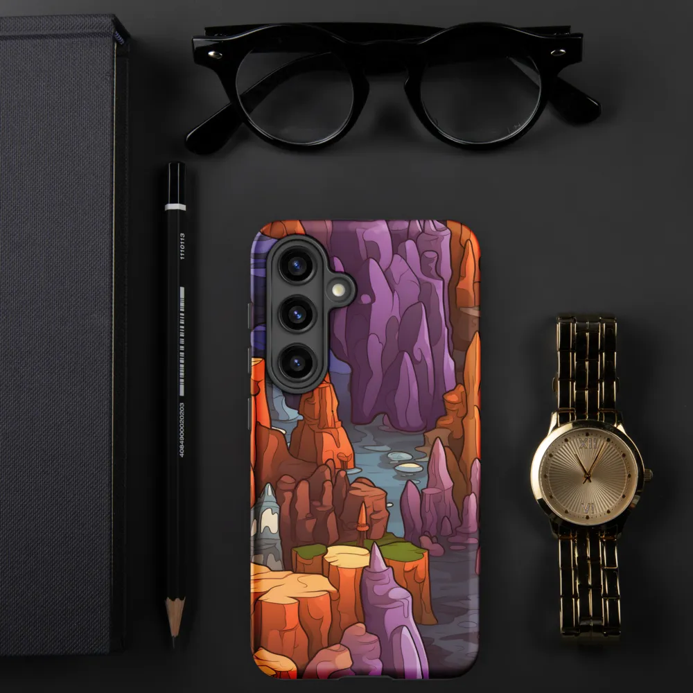 Vibrant Rockscape: A Digital Odyssey