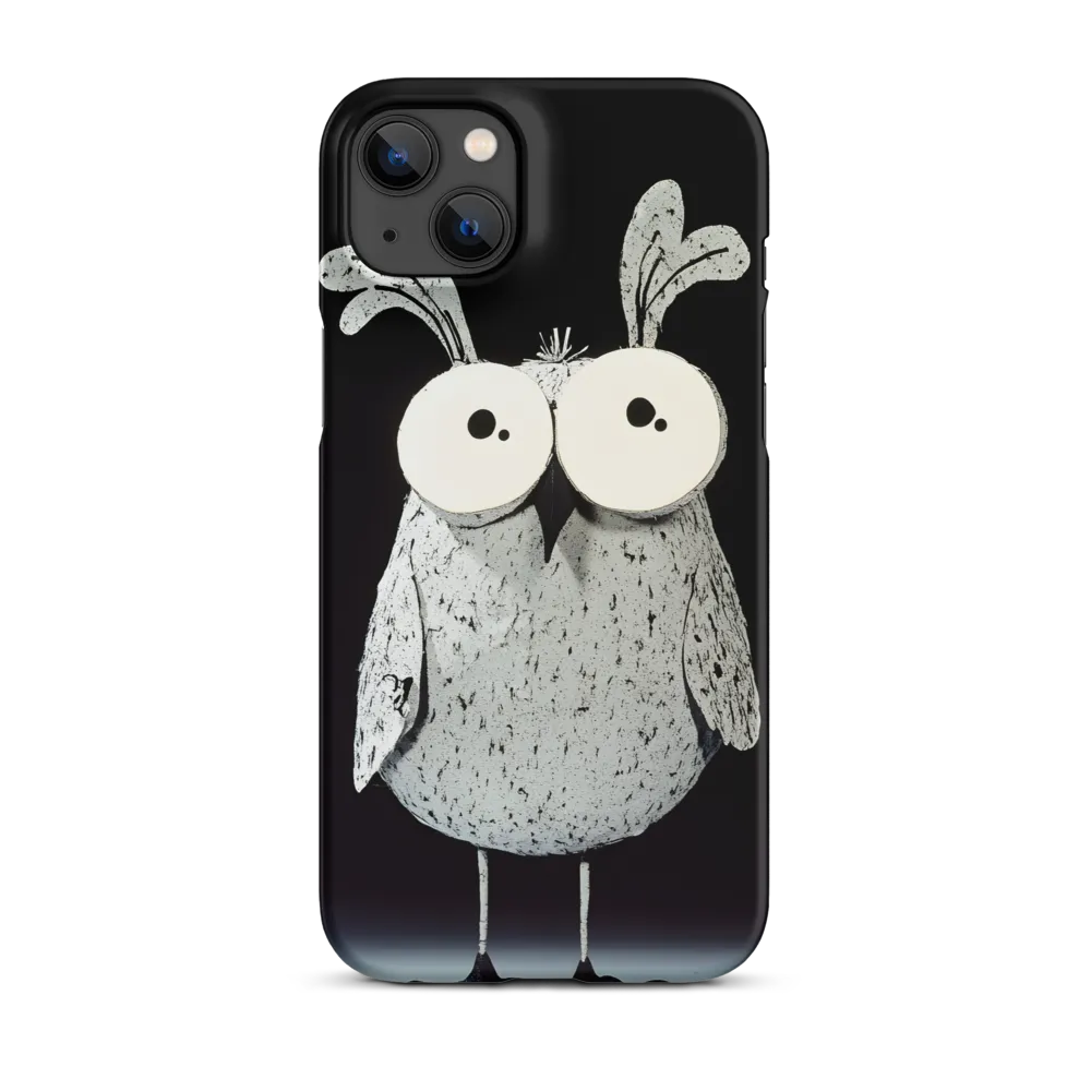 Whimsical Owl in Paper Cutout | Phone Case |  14 Plus | Snap Case | Matte