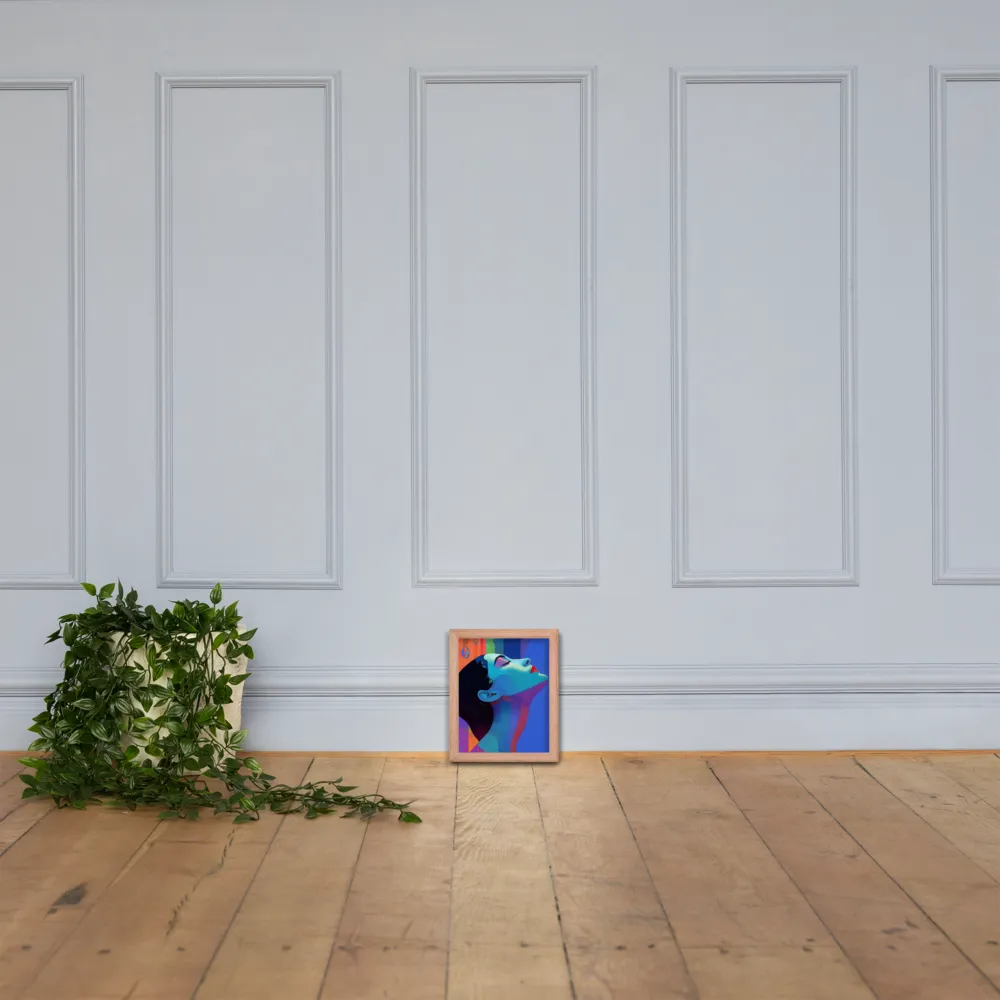 Ethereal Reverie | Poster with Red oak Frame | 8″×10″