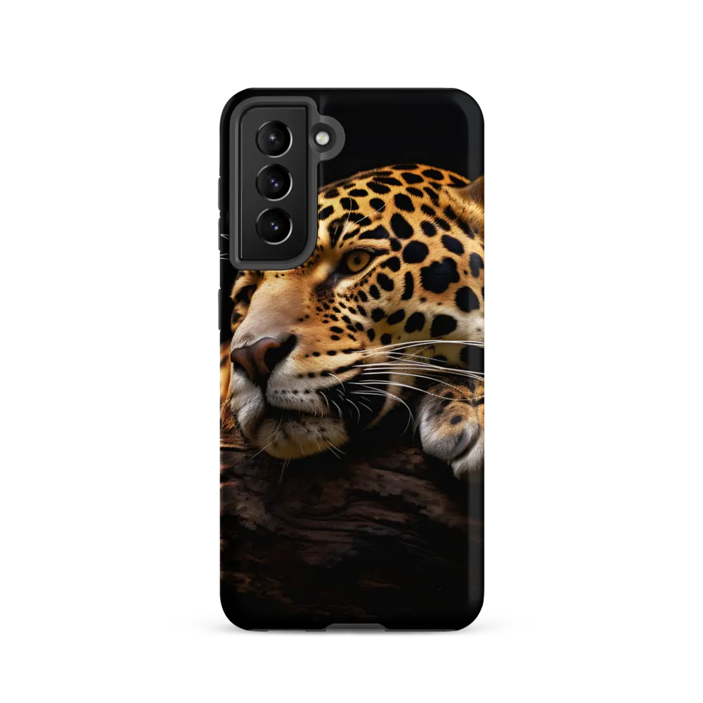 Tranquil Majesty: The Resting Leopard