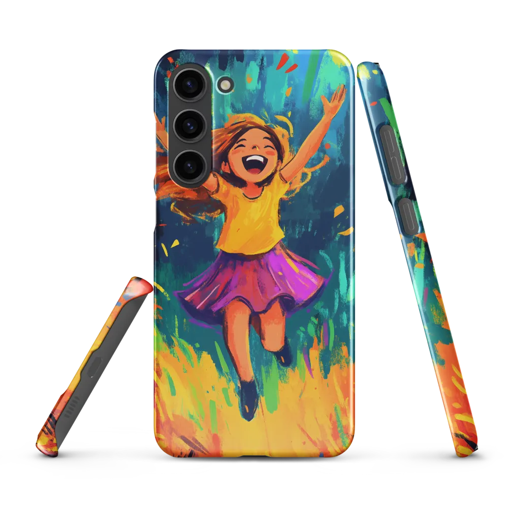 Joyful Escape into Nature | Phone Case |  S23 Plus | Snap Case | Glossy